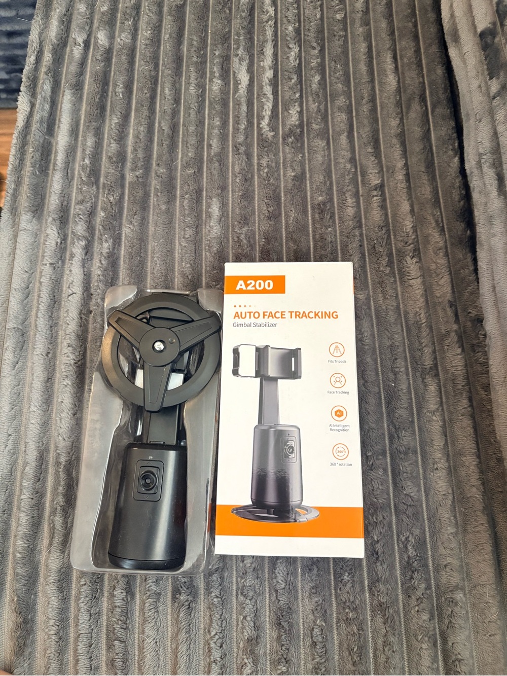 A200 Auto Face Tracking Gimbal Stabilizer - Black